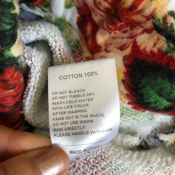 Joyrich Rich & Roll Floral Drawstring Sweats Sweat Pants Joggers size XXS XS - Picture 8 of 8